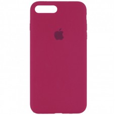 Чохол Silicone Case Full Protective (AA) для Apple iPhone 7 plus / 8 plus (5.5") Червоний / Rose Red