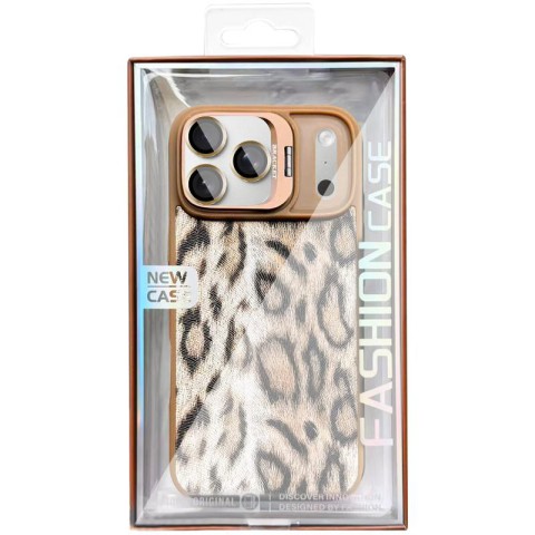 Чохол TPU+PC Wild Leopard with MagSafe and Lens для Apple iPhone 17 Pro Max (6.9") Brown