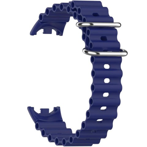 Ремінець Ocean Band для Xiaomi Mi Band 9/8/10 Синій / Blue