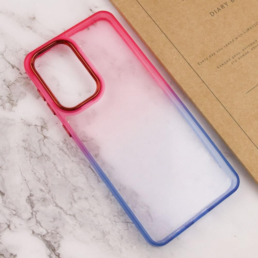 Чохол TPU+PC Fresh sip series для Xiaomi Redmi Note 11 Pro 4G/5G / 12 Pro 4G Синій / Рожевий