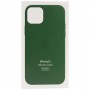 Чохол Silicone case (AAA) full with Magsafe and Animation для Apple iPhone 13 (6.1") Зелений / Clover