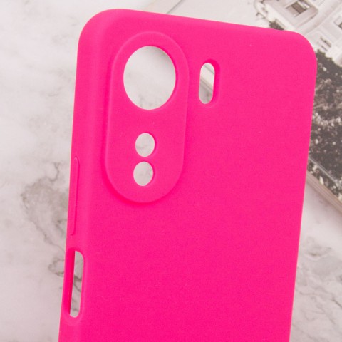 Чохол Silicone Cover Lakshmi Full Camera (AAA) для Xiaomi Redmi 13C / Poco C65 Рожевий / Barbie pink