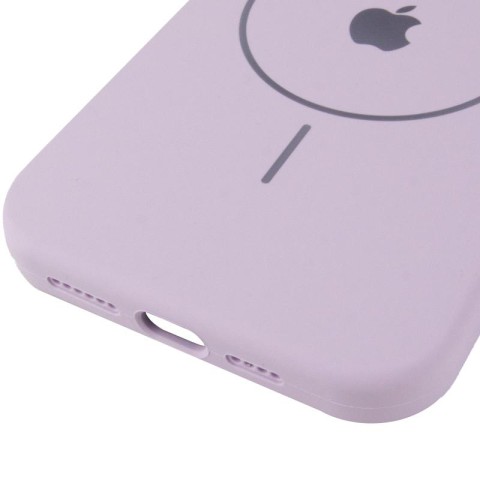 Чохол Silicone Case Full Protective (AA) V2 with MagSafe для Apple iPhone 16 Pro Max (6.9") Бузковий / Lilac