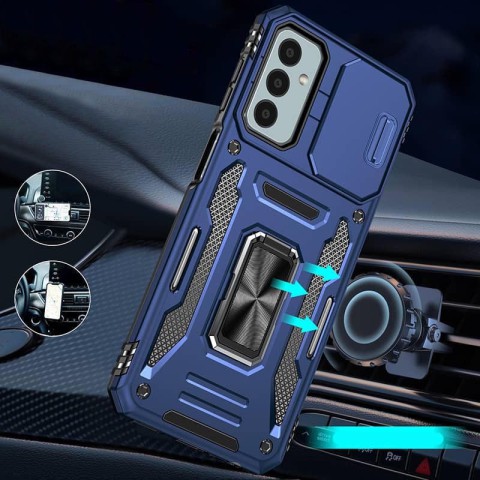 Ударостійкий чохол Camshield Army Ring для Samsung Galaxy A26 5G Синій / Navy