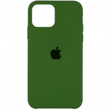 Чохол Silicone Case (AA) для Apple iPhone 11 Pro Max (6.5") Зелений / Olive