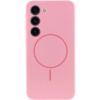 Чохол Silicone Cover Lakshmi Full Camera (AA) with MagFit для Samsung Galaxy S23 Рожевий / Light pink