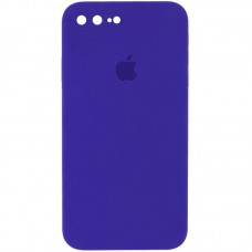 Чохол Silicone Case Square Full Camera Protective (AA) для Apple iPhone 7 plus / 8 plus (5.5") Фіолетовий / Ultra Violet