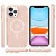 Чохол TPU Galaxy Sparkle (MagFit) для Apple iPhone 12 Pro / 12 (6.1") Gold+Glitter