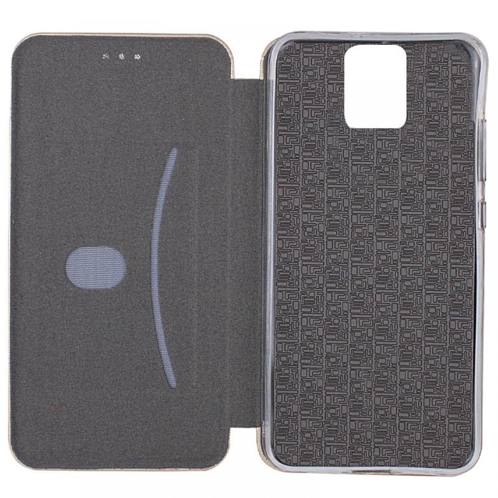 Шкіряний чохол-книжка Classy для Xiaomi Redmi Note 9s / Note 9 Pro / Note 9 Pro Max Золотий