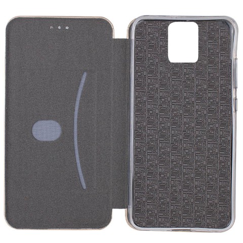 Шкіряний чохол-книжка Classy для Xiaomi Redmi Note 9s / Note 9 Pro / Note 9 Pro Max Золотий