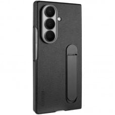 Шкіряний чохол Leather Case (AAA) with stand для Samsung Galaxy Z Fold7 Black