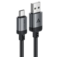 Дата кабель Acefast C20-04 USB to Type-C 3A (1.2m) Black