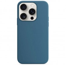 Чохол Silicone Case Full Protective (AA) NO LOGO для Apple iPhone 13 Pro Max (6.7") Синій / Blue Jay