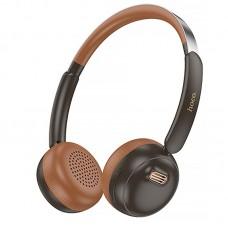Накладні бездротові навушники Hoco W62 Verso retro Brown