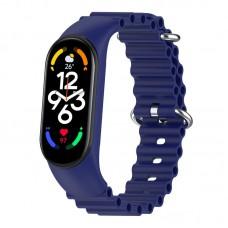 Ремінець Ocean Band для Xiaomi Mi Band 9/8 Синій / Blue