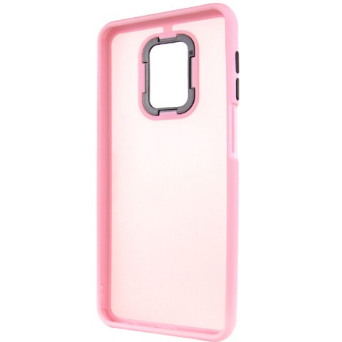 Чохол TPU+PC Lyon Frosted для Xiaomi Redmi Note 9s / Note 9 Pro / Note 9 Pro Max Pink
