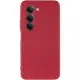 Чохол TPU GETMAN Liquid Silk Full Camera для Xiaomi Redmi 15 (EU) Червоний / Dark Red