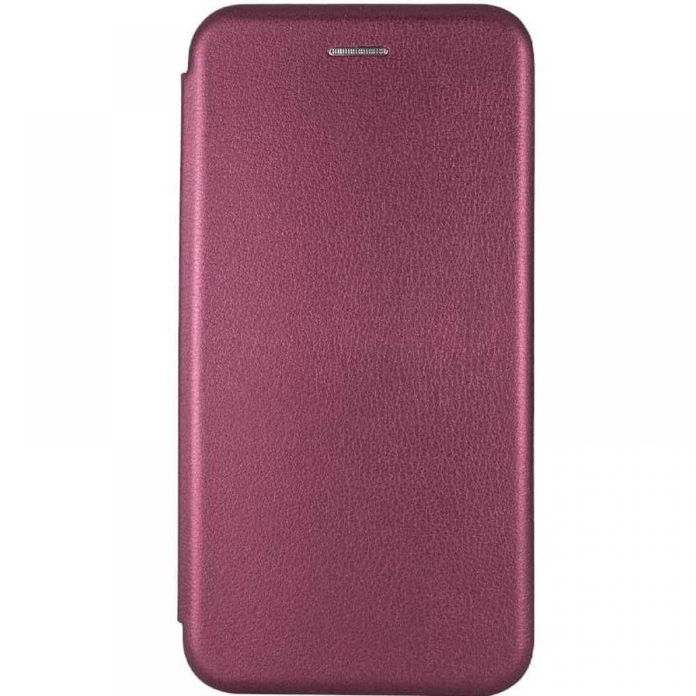Шкіряний чохол-книжка Classy для Samsung Galaxy A04 Бордовий