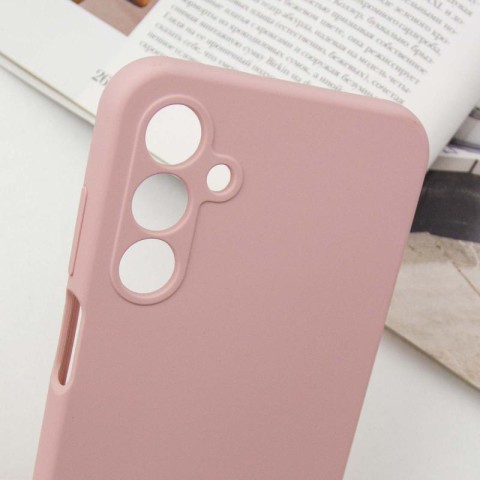 Чохол Silicone Cover Lakshmi Full Camera (AAA) with Logo для Samsung Galaxy A15 4G/5G / M15 5G Рожевий / Pink Sand