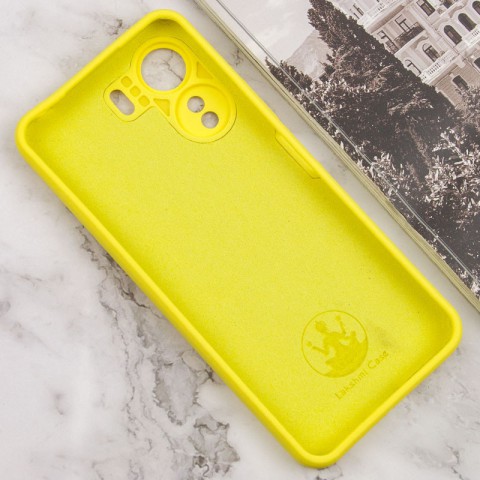 Чохол Silicone Cover Lakshmi Full Camera (AAA) для Xiaomi Redmi 13C / Poco C65 Жовтий / Yellow