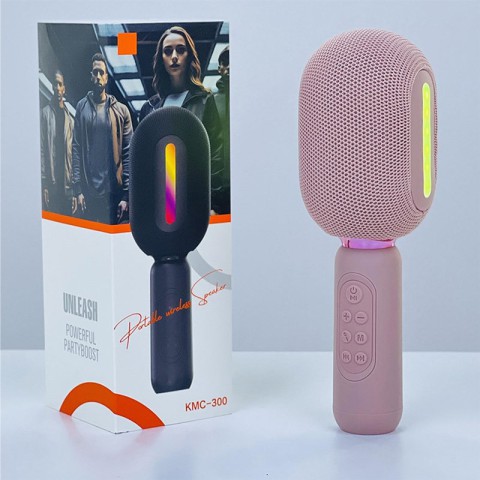 Караоке Мікрофон-колонка KMC300 Pink