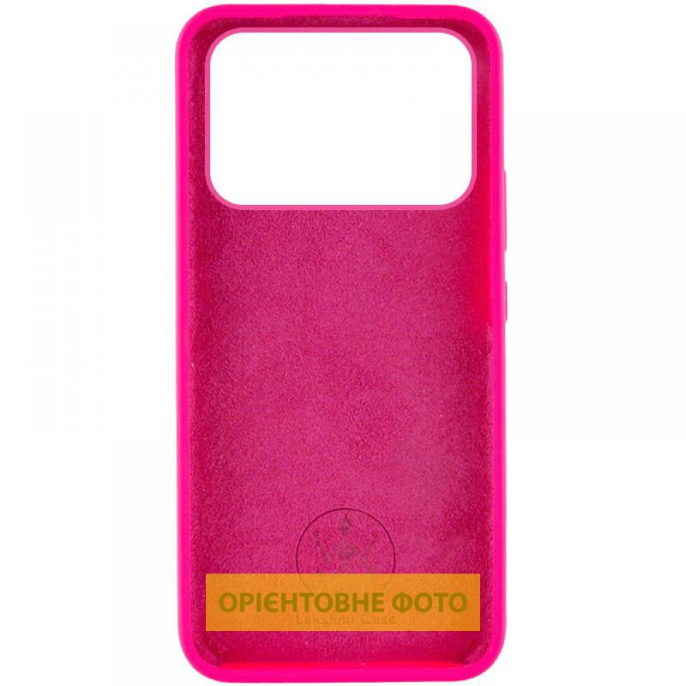 Чохол Silicone Cover Lakshmi (AAA) для Xiaomi Poco X6 / Note 13 Pro 5G Рожевий / Barbie pink