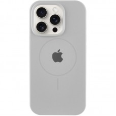 Чохол Silicone Case Full Protective (AA) with MagSafe для Apple iPhone 16 Pro Max (6.9") Сірий / Light Grey