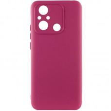 Чохол TPU GETMAN Liquid Silk Full Camera для Xiaomi Redmi 12C Бордовий / Marsala