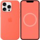 Чохол Silicone case (AAA) with Magsafe and Animation для Apple iPhone 16 Pro Max (6.9") Tangerine