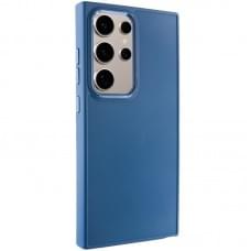 TPU чохол Bonbon Metal Style для Samsung Galaxy S24 Ultra Синій / Denim Blue