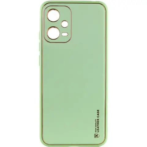 Шкіряний чохол Xshield для Xiaomi Poco X5 5G / Redmi Note 12 5G Зелений / Pistachio