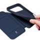 Чохол-книжка Dux Ducis з кишенею для візиток для Apple iPhone 17 Pro (6.3") Синій