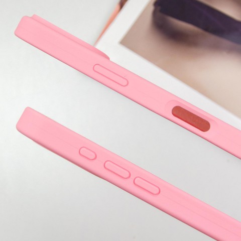 Чохол Silicone Case Full Protective (AA) для Apple iPhone 16 Pro (6.3") Рожевий / Light pink