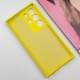 Чохол TPU GETMAN Liquid Silk Full Camera для Samsung Galaxy S24 Ultra Жовтий / Flash