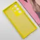 Чохол TPU GETMAN Liquid Silk Full Camera для Samsung Galaxy S24 Ultra Жовтий / Flash