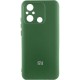 Чохол Silicone Cover Lakshmi Full Camera (AA) with logo для Xiaomi Redmi 12C / Poco C55 Зелений / Dark green