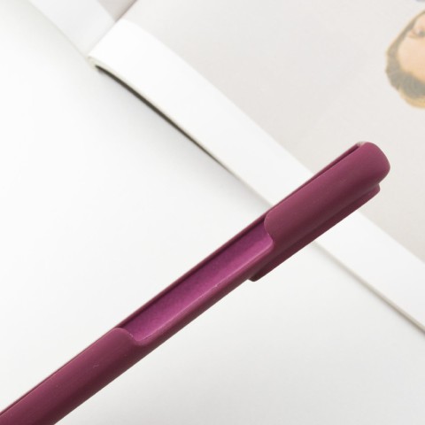 Чохол Silicone Cover Lakshmi Full Camera (AAA) для Xiaomi Redmi Note 10 Pro / 10 Pro Max Бордовий / Plum