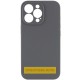 Чохол Silicone Case Full Camera Protective (AA) NO LOGO для Apple iPhone 17 Pro (6.3") Сірий / Dark Gray