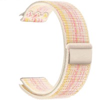 Ремінець Hoco WA25 Original series nylon strap для Apple watch 38/40/41mm Starlight with Pink