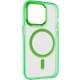 Чохол TPU Iris with MagSafe для Apple iPhone 13 Pro Max (6.7") Салатовий