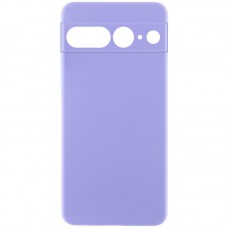 Чохол Silicone Cover Lakshmi Full Camera (AAA) для Google Pixel 7 Pro Бузковий / Dasheen