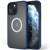 TPU+PC чохол Metal Buttons with MagSafe для Apple iPhone 13 (6.1") Синій