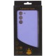 Чохол Silicone Cover Lakshmi Full Camera (AAA) для Samsung Galaxy S22 Бузковий / Dasheen
