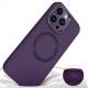 TPU чохол Bonbon Metal Style with MagSafe для Apple iPhone 13 Pro Max (6.7") Фіолетовий / Dark Purple