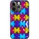 TPU+PC чохол Prisma Fluffie для Apple iPhone 15 Pro Max (6.7") Puzzle