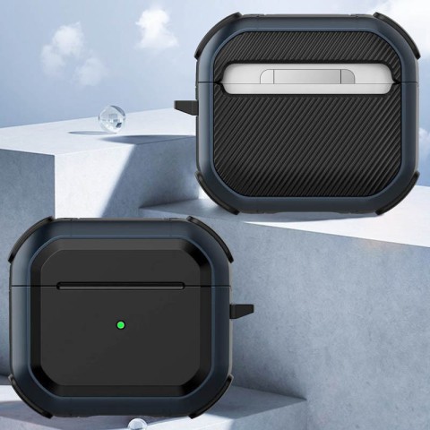Футляр протиударний Black ed. для навушників Airpods 3 Blue