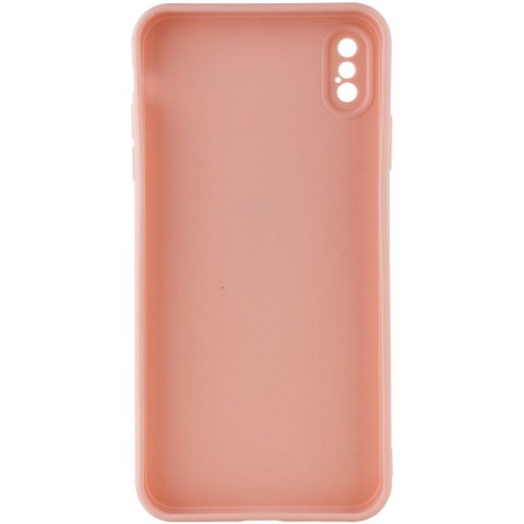 Силіконовий чохол Candy Full Camera для Apple iPhone XS Max (6.5") Рожевий / Pink Sand