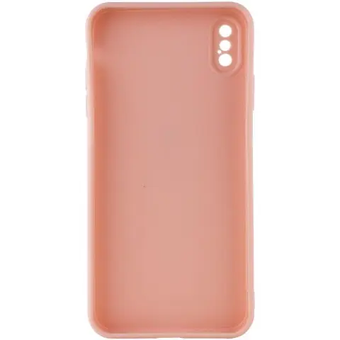 Силіконовий чохол Candy Full Camera для Apple iPhone XS Max (6.5") Рожевий / Pink Sand