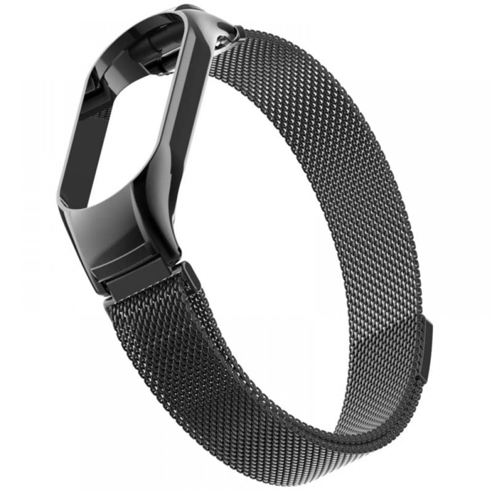 Ремінець Milanese Loop Design для Xiaomi Mi Band 7 Black