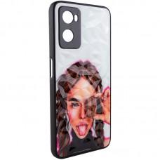 TPU+PC чохол Prisma Ladies для Oppo A57s / A77s Chocolate